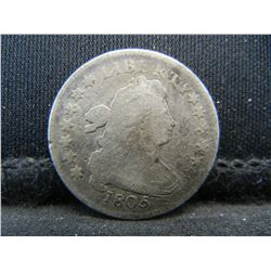 1805 Draped Bust Dime Fine Rare