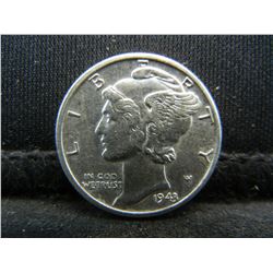 1943 Mercury Dime Gem BU Blazer