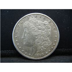 1898  S Morgan Dollar AU+ Better Date