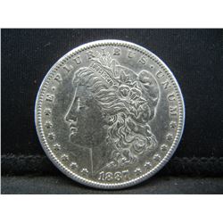 1887 S Morgan Dollar BU Better Date