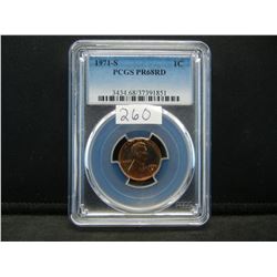 1971 S Lincoln Cent PCGS PR68RD