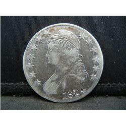 1824 Capped Bust Half Dollar XF/AU