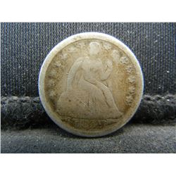 1855 Arrows Seated Dime