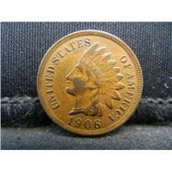 1906 Indian Cent AU+