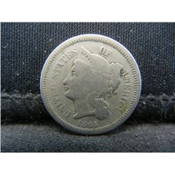1865 Three Cent Nickel
