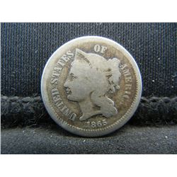1866 Three Cent Nickel