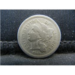 1866 Three Cent Nickel