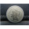 Image 1 : 1869 Three Cent Nickel