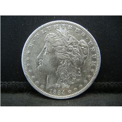 1884 S Morgan Dollar AU+++ Key Date