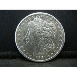 1887 S Morgan Dollar AU/BU Better Date