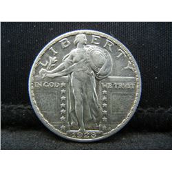 1928 Standing Liberty Quarter AU