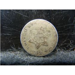 1852 Three Cent Silver