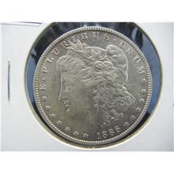 1886-P United States Morgan Silver Dollar AU