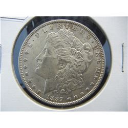 1889-P United States Morgan Silver Dollar AU