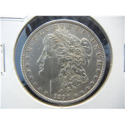 1890-P United States Morgan Silver Dollar AU