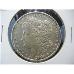 1904-P United States Morgan Silver Dollar AU