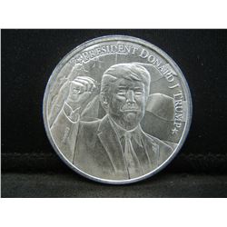 1 Troy Oz. .999 Silver Donald Trump Round