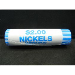 Paper Wrapped Roll of United States Buffalo Head Indian Nickels