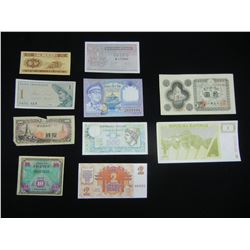 10 Different World Currency Notes