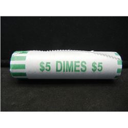 Paper Wrapped Roll United States Mercury Silver Dimes