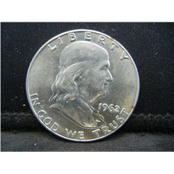 1962-D United States Franklin Silver Half Dollar