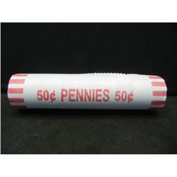 Paper Wrapped Roll United States Lincoln Wheat Penny Cents