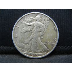 1935-S United States Walking Liberty Silver Half Dollar