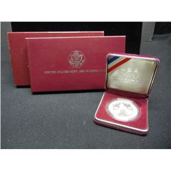 1988 United States Olympic Proof Silver Dollar in Original Packaging - No COA