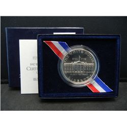 1992 United States White House Uncirculated Silver Dollar in Original Packaging