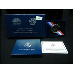 2003 United States First Flight Proof Clad Half Dollar in Original Packaging