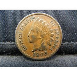 1893 United States Indian Head Penny Cent