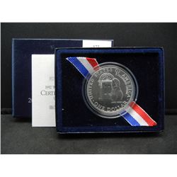1992 United States White House Uncirculated Silver Dollar in Original Packaging
