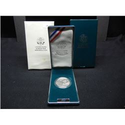 1991 United States Korean War Proof Silver Dollar in Original Packaging