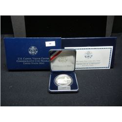 2001 United States Capitol Visitor Proof Silver Dollar in Original Packaging