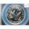 Image 2 : 2014 ANACS SP70 Canada First Day of Issue Silver $10 - Canadian Goose