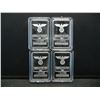 Image 1 : CLAD (4) SILVER GERMAN ART BARS, ONE OUNCE, CLAD