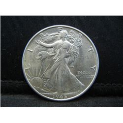1945 (BU) SILVER (90%) LIBERTY HALF
