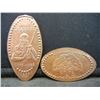Image 1 : (2) VINTAGE ELONGATED PENNIES (THE ALAMO/DAVY CROCKET 1786-1836)