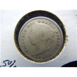 1882 H Canada Dime