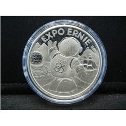 1986 Vancouver Expo 1/2 Oz .999 Silver