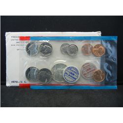 1970 US Mint P&D Uncirculated Coin Set - Rare Half $