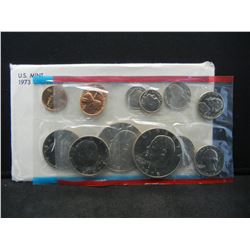 1973 US Mint P&D Uncirculated Coin Set - Eisenhower $'s