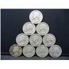 Image 1 : 1940's Washington Silver Quarters - Lot of 10