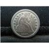 Image 1 : 1856 O Seated Dime AU Repunched Date Neat