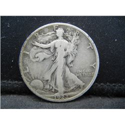 1923 S Walking Liberty half dollar VF Semi Key date