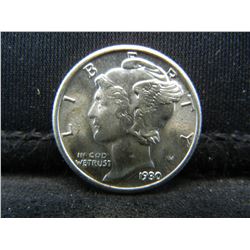1930 Mercury Dime Gem Bu++ A Real Blazer