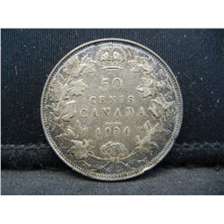 1936 Canadian half Dollar Au