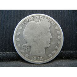 1912 barber Half Dollar Ave Circ