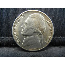 1942 D Jefferson Nickel Choice BU Key date Nice