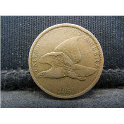 1858 Flying Eagle Cent VF